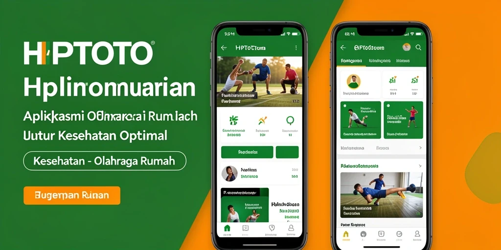 Antarmuka HPTOTO yang simpel dan mudah digunakan untuk olahraga di rumah.