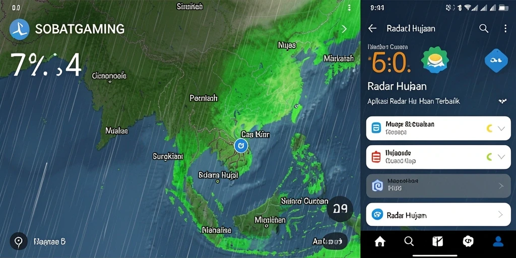 Antarmuka SOBATGAMING menampilkan radar hujan terkini dengan jelas.