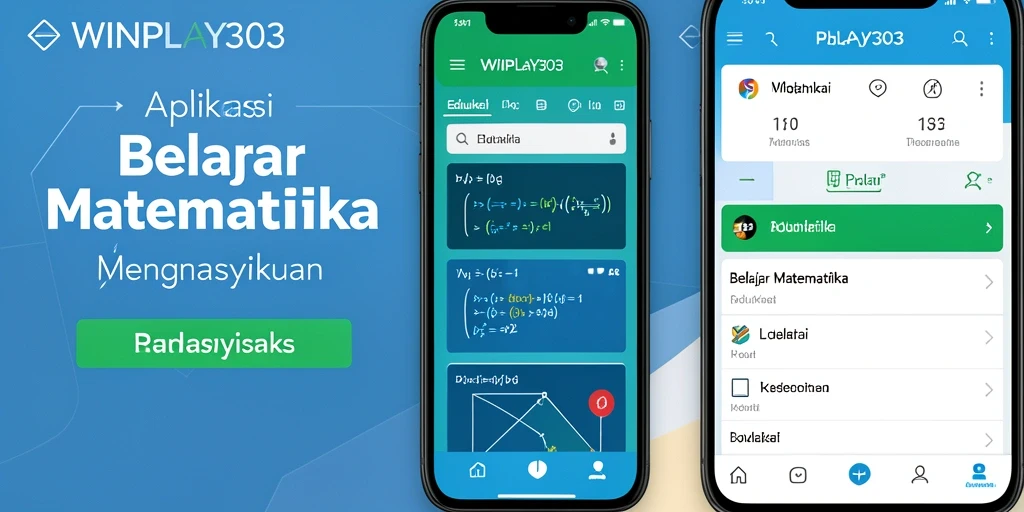 Tampilan aplikasi WINPLAY303 yang interaktif untuk belajar matematika.